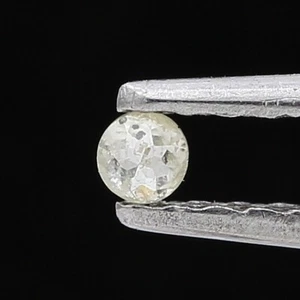 Yellow loose natural diamond 0.08tcw round tambulicut to make jewelry - Picture 1 of 15