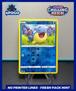 Spheal 037/198 Reverse Holo Pokemon Card Chilling Reign Pokémon TCG MINT ✅ - Picture 1 of 2