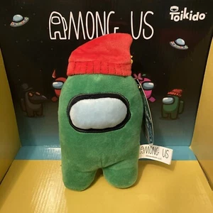 Toikido Among Us Green Beanie Hat Crewmate 6" Official Plush NEW - Picture 1 of 4