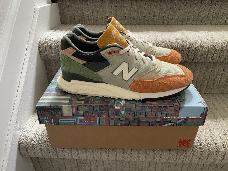 New Balance x Kith 998 Ronnie Fieg & Frank Lloyd Wright - 9,5 EE. UU. Hombres (U998KT1) Foto 1 de 4