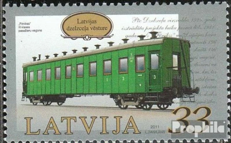 Ferrocarril Letonia 810 como nuevo/MNH 2011 Foto 1 de 1