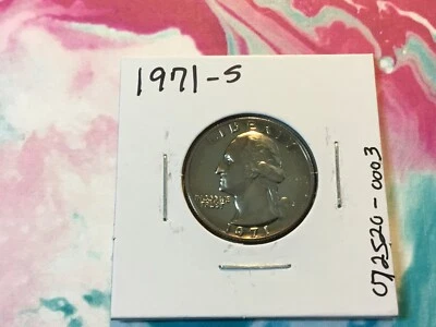 1971 S Washington Proof Quarter Minted in San Francisco 072520 03t - Image 1 of 2