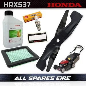 HONDA HRX 537 BLADE & SERVICE KIT INC AIR FILTER, OIL & SPARK PLUG - Imagen 1 de 6