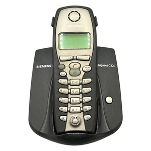 Siemens Gigaset C32 Mobilteil Festnetztelefon Ladeschale Basis C320 Silber Grau - Bild 1 von 15