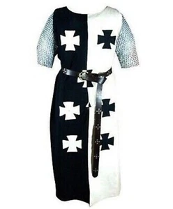 New Medieval Knight Costume 7 Templar Tunic Surcoat Reenactment Men Cosplay - Picture 1 of 3