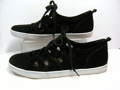 Zapatos con cordones Earth para mujer talla 9,5 B cuero gamuza negro "morera" #JS Foto 1 de 4