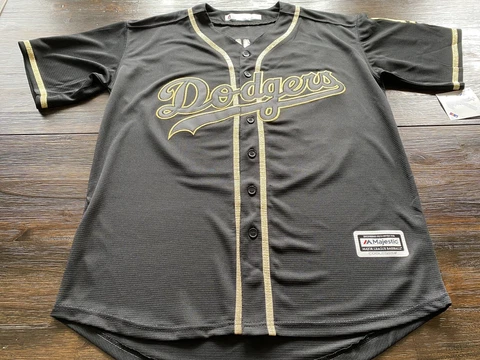NWT Los Angeles Dodgers Cody Bellinger Mens Majestic stitched Jersey - Large Cover