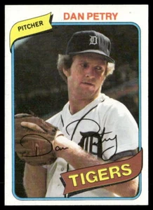 Dan Petry 1980 Topps #373 Detroit Tigers RC Baseball Card - Imagen 1 de 2