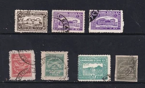 7 CHARKHARI (INDIAN STATE) Stamps (lot W) - Picture 1 of 1