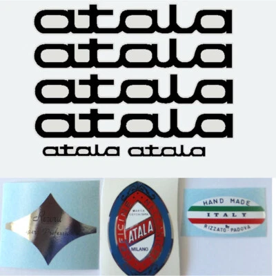 Juego de calcomanías Atala Team para restauración vintage. Un juego para un marco con elección Foto 1 de 4