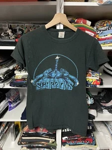 Vintage 1979 Skorpione Tier Magnetismus Shirt EINSTICH DOPPELSEITIG SELTEN SM - Bild 1 von 5