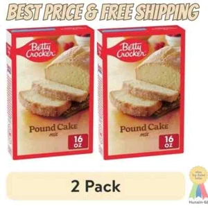 Betty Crocker Pound Cake Mix Kosher, 16 oz - 2 Pack - Picture 1 of 7