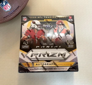 2020 PANINI PRIZM FACTORY SEALED 40 Card MEGA BOX BURROW HURTS AUTO RC? (1/box!) - Picture 1 of 4
