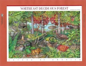 #0505 37c NE Deciduous Forest MS #3899 Souvenir Page - Picture 1 of 1