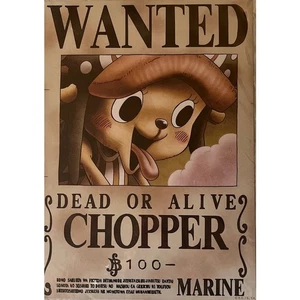 One Piece Wallcovering Poster WANTED Dead or Alive CHOPPER - Made in Japan - Picture 1 of 7