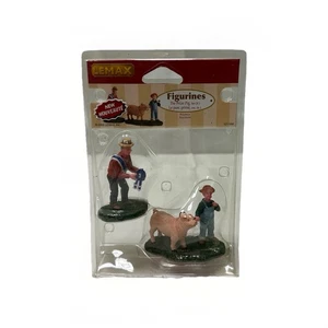 FIGURAS DE CERDO LEMAX EL PREMIO #52116M NUEVAS 2005 1er lugar conjunto de dos - Imagen 1 de 5