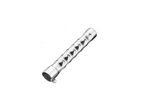 Silenciador de tubo de arrastre de 8"" largo ajuste 38 mm/1,5"" (Baffle O.D. 35 mm) - Imagen 1 de 4
