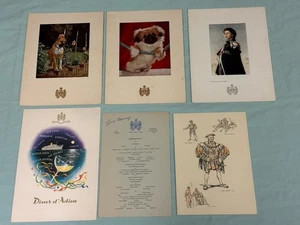 Royal Mail Line 6 Speisekarten - Menü Plan  R.M.S. Andes - R.M.S Amazon - Bild 1 von 18