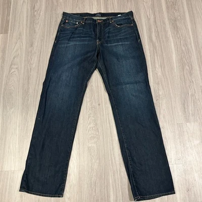 Lucky Brand Handcrafted 361 Vintage Straight Mens Jeans Dark Wash Sz 38x36 - Image 1 of 4