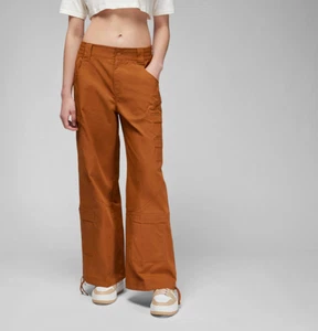 Nike Air Jordan Heavyweight Chicago Cargo Hose Rust Burnt Orange Damen XS Neu mit Etikett - Bild 1 von 5