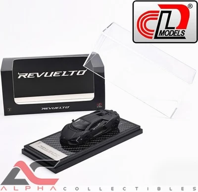 LCD MODELS LCD64042 1:64 LAMBORGHINI REVUELTO (MATT BLACK) DIECAST - Image 1 of 4