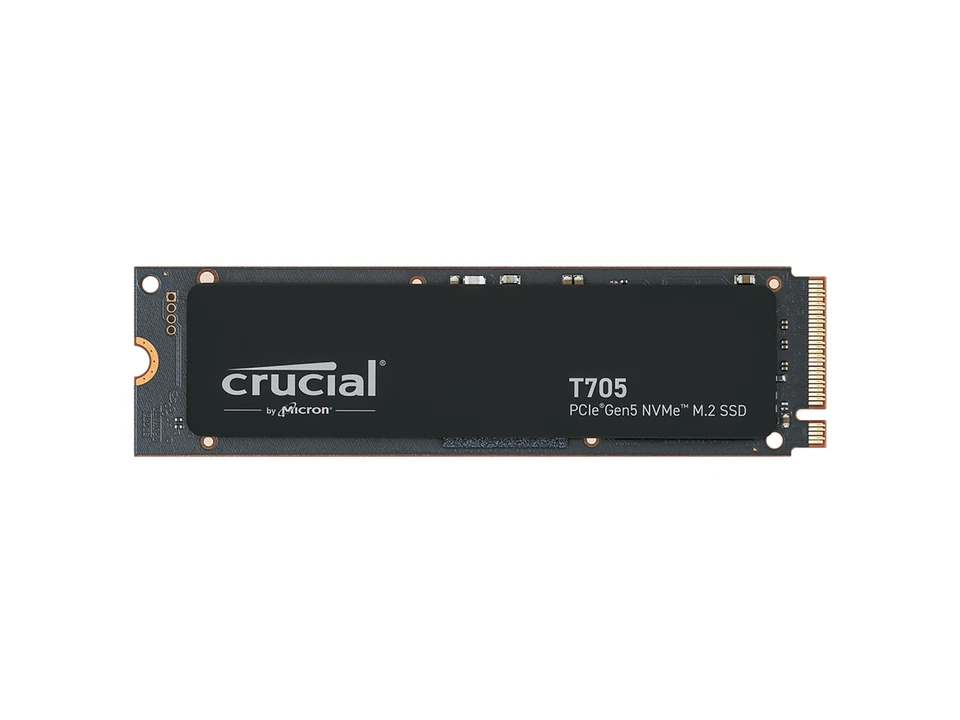 Crucial T705 1TB PCIe Gen5 NVMe M.2 SSD - Up to 13,600 MB/s - Game Ready - - Image 1 of 4