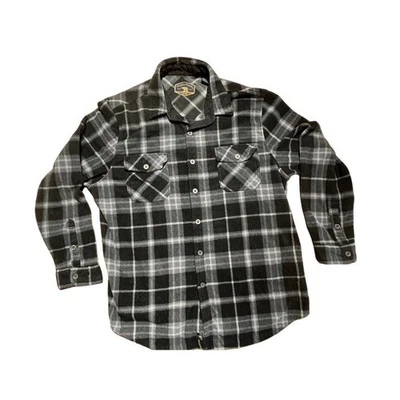 Camisa Freedom Foundry para hombre con cuello polar a cuadros abotonados. XXL Foto 1 de 3