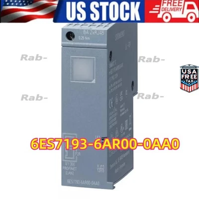 New Siemens 6ES7 193-6AR00-0AA0 6ES7193-6AR00-0AA0 SIMATIC ET 200SP BusAdapter - Image 1 of 4