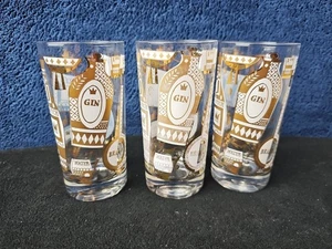 3 FEDERAL GLASS Glasses Gin Scotch Brandy Burbon Water Drinking 5.5" - Picture 1 of 6