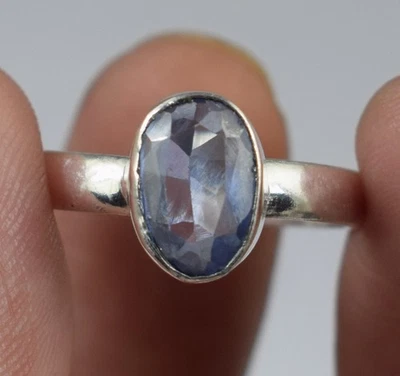 Certified Natural Blue Sapphire 2.75 Ct Oval Gemstone Men's New Designer Ring - Image 1 of 4