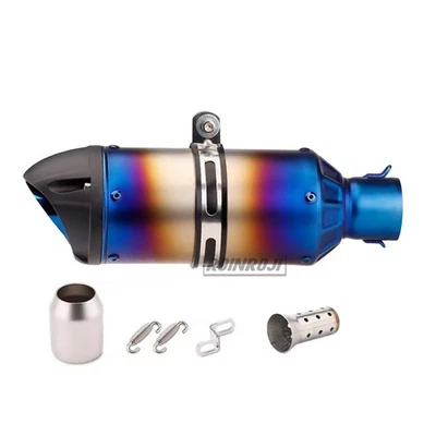 Motorcycle Exhaust Muffler Tail Pipe 51mm For Honda Kawasaki Yamaha 320mm - Image 1 of 4