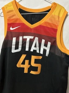 Nike Mens Multicolor Utah Jazz Donovan Mitchell #45 Basketball-NBA Jersey Sz 48 - Picture 1 of 6