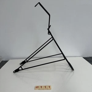 Rear Carrier Pannier Cargo Rack 26” - 27” Wheel Brake Bolt Fitting Black A111 - Picture 1 of 13