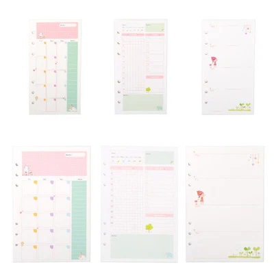 A5 A6 Filofax Einlage Planer Kalendereinlage Woche Zeitplaner Tagebuch ye - Bild 1 von 4