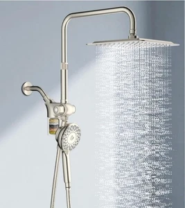 Neue Dual Duschköpfe mit Handbrause Combo, magnetisch gefilterter Duschkopf  - Bild 1 von 6