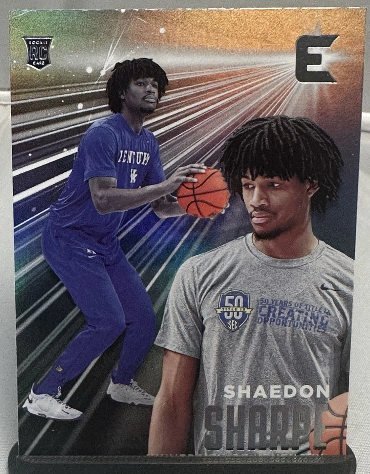 2022-23 Panini Chronicles Draft Picks Essentials #17 Shaedon Sharpe RC Kentucky - Image 1 of 1