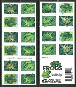 UNITED STATES MINT BOOKLET FROGS 2018 - Picture 1 of 1