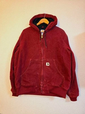 Chaqueta Carhartt CRI Detroit Active Vintage Años 90 Hecha en EE. UU. Capucha... - Imagen 1 de 4