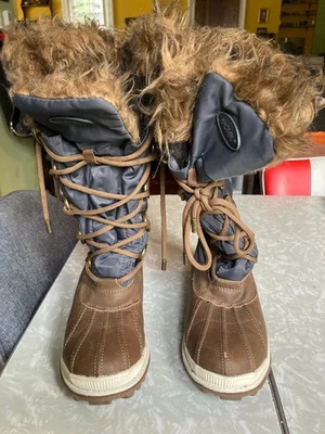 Khombu boots Steamboat faux fur size 7 NWOB - Image 1 of 3