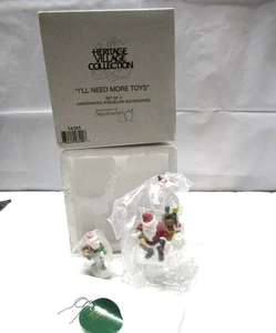 Department 56 Heritage Village Collection I"ll Need More Toys Set of 2 #56365 - Picture 1 of 5