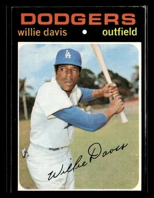 1971 Topps #585 Willie Davis - Image 1 of 2