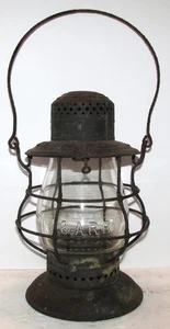 B&ARR Boston and Albany Railroad #6 Dietz Bell Bottom Lantern w Clear Cast Globe - Picture 1 of 14