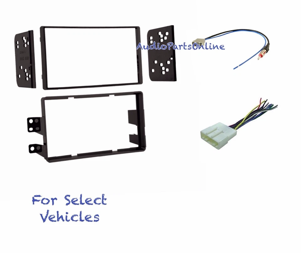 Kit combo de rádio Double Din para 2008 2009 2010 2011 2012-2015 Nissan Titan Base  - Imagem 1 de 1