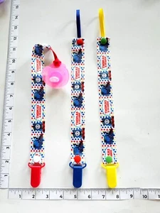 Handmade Pacifier Holder - Kids Shows - Thomas the Train #2 - Picture 1 of 4