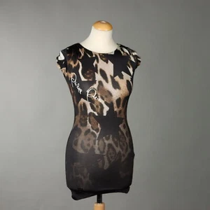 Philipp Plein Jersey Animalier Viscosa Segunda Mano Talla XS - Imagen 1 de 7