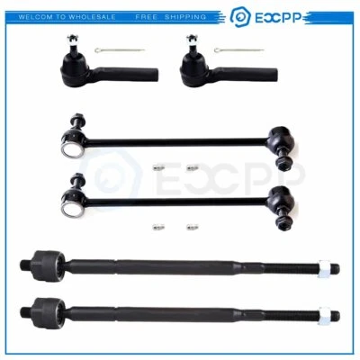 Kit de barras estabilizadoras delanteras interiores exteriores para Dodge Grand Caravan 2008-2010 6 un. Foto 1 de 4