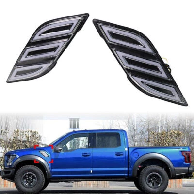 LED Tagfahrlicht DRL gelb weiß Lampe passend für Ford F-150 Raptor 2018 2019 - Bild 1 von 4
