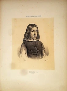 CARLOS II,   lit., de Donon,  ca. 1862 - Picture 1 of 1