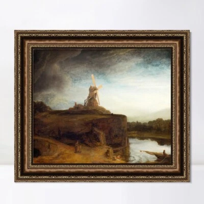 Arte en lienzo enmarcado serie de impresión de giclee #112 por Rembrandt Harmenszoon van Rijn Foto 1 de 4