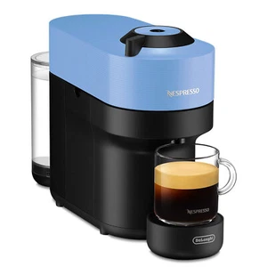 De'Longhi ENV90.A Nespresso Vertuo Pop Kaffeeautomat Kapselmaschine schwarz/blau - Bild 1 von 9